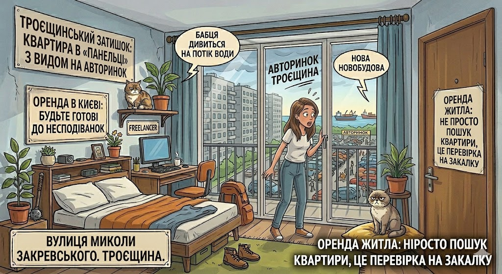 Оренда квартир на Троєщині: Доступний Київ, «кораблі» та життя без метро Оренда квартир на Троєщині: Доступний Київ, «кораблі» та життя без метро