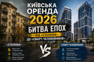 Київська оренда 2026: Битва епох — від «сталінок» до «смарт-человейників»