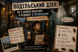 Подільський дзен: Як я знімав квартиру в будинку з привидами (і тарганами)