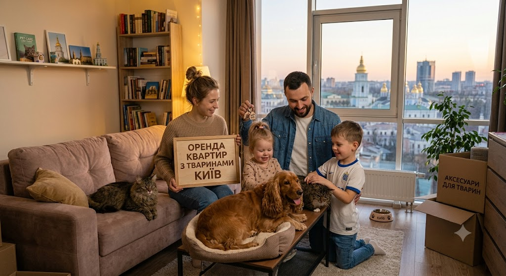 Оренда квартири в Києві з тваринами: як переконати власника